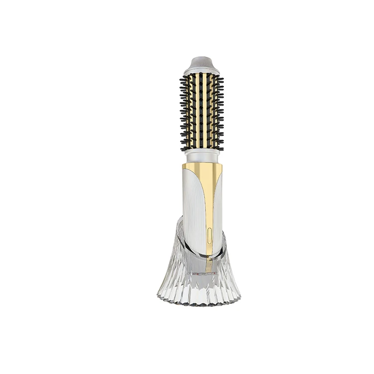 Portable Rechargeable Hair Straightening Comb With 24K Gold, Compact in Size, Fits Easily Into Your Handbag
